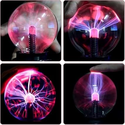 Touch-Sensitive Plasma Ball Lamp – Interactive USB Globe